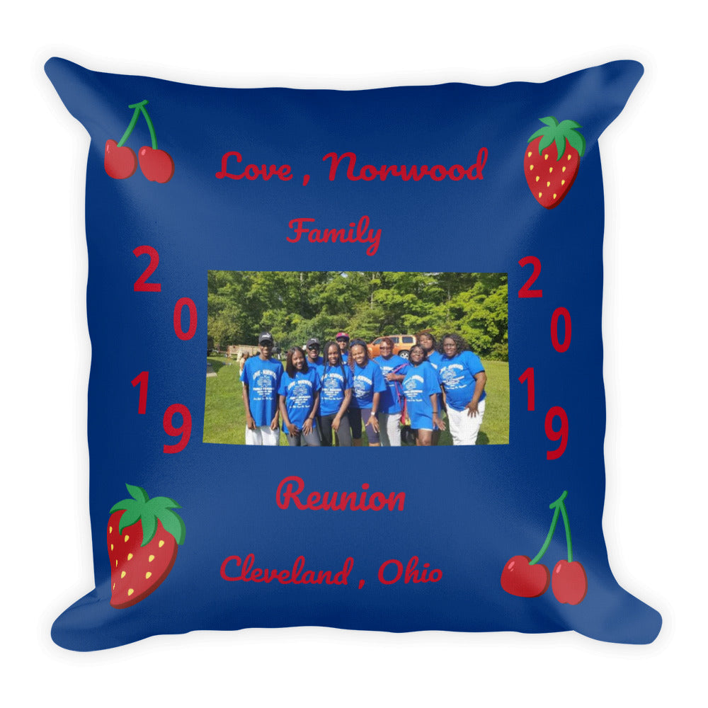 Family Reunion 2019 Edna's Pillow